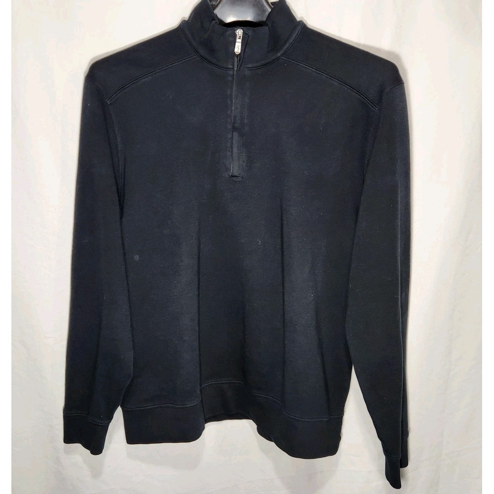 Bobby Jones Sweater  Mens Large 1/4 Zip 100% Pima‎ Cotton 1930 Pullover